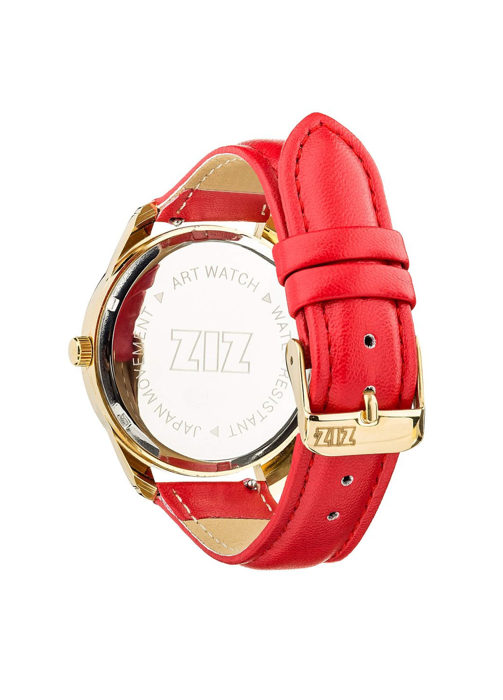 Часы Минимализм (красный, золото) Ziz 4600276 (338216238)