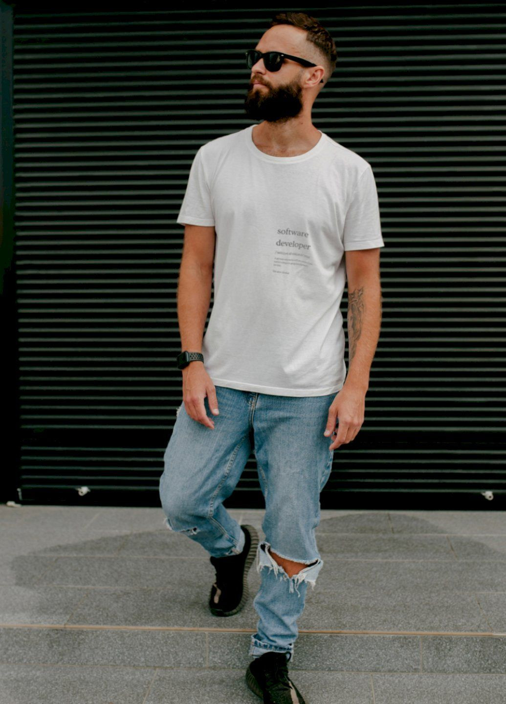 Белая футболка белая мужская ctrl+ "software developer" Ctrl+