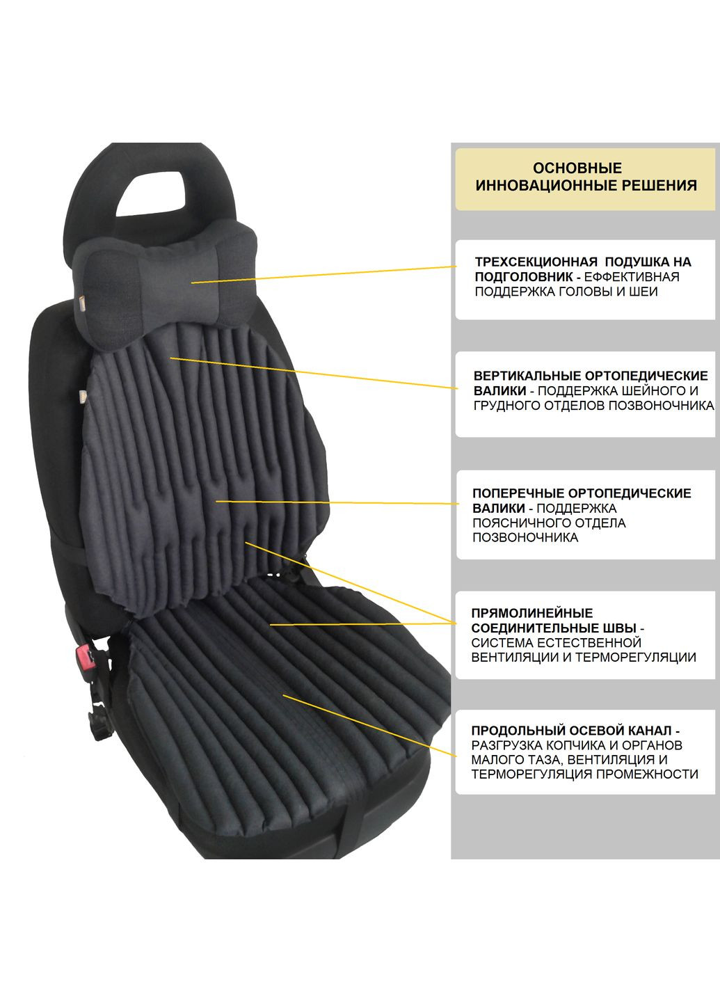 Подушка автомобільна Ekko Seat (353719030)