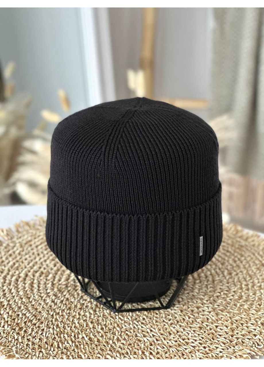 Шапка Мужская Jacquard на флисе, классическая мужская зимняя шапка No Brand (362917691)