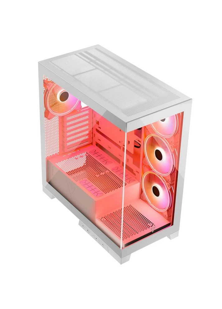 Корпус VOLCANO SPACE APEX ARGB WHITE без БП ATX (AT-SPACE-PG-20-000000-000) Modecom (324212494)