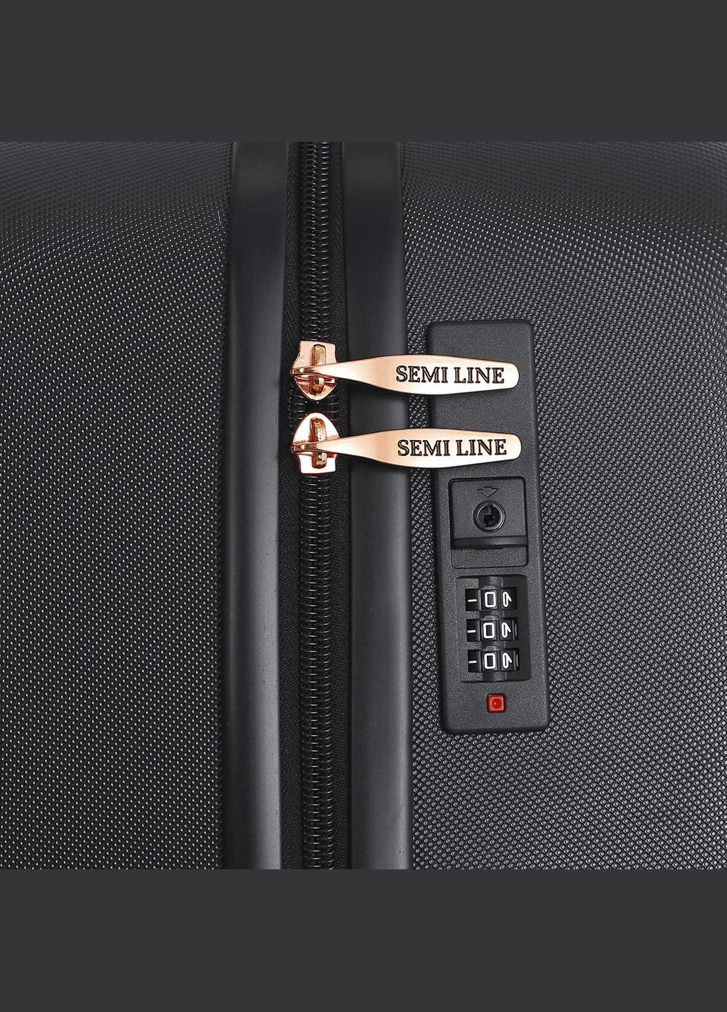 Валіза 24" (M) Black (T5718-2) Semi Line (315937074)