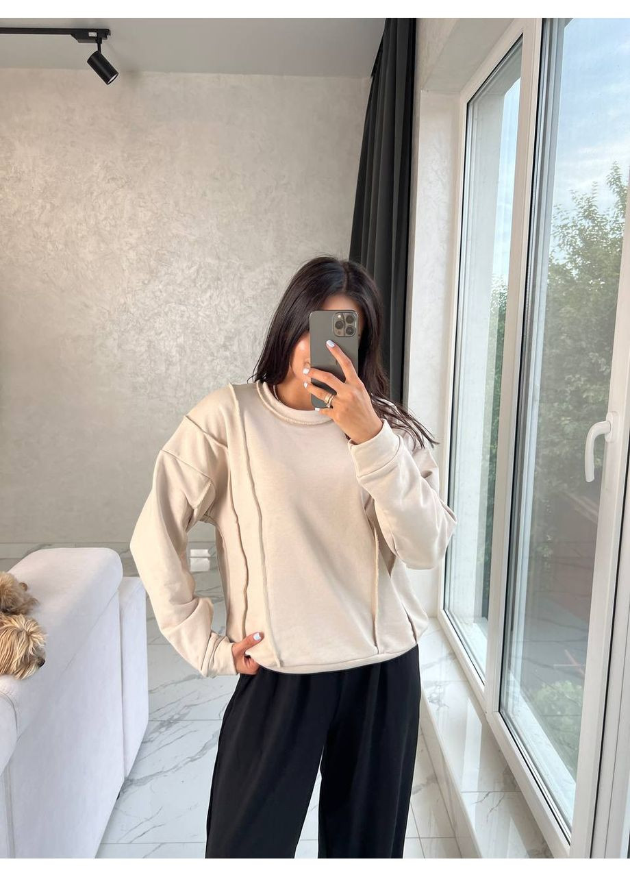 Женский свитшот с длинным рукавом Україна (358644301)