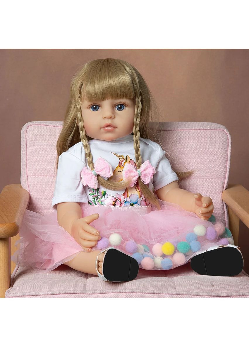 Лялька Реборн 55 см єдиноріжка No Brand (367736340)
