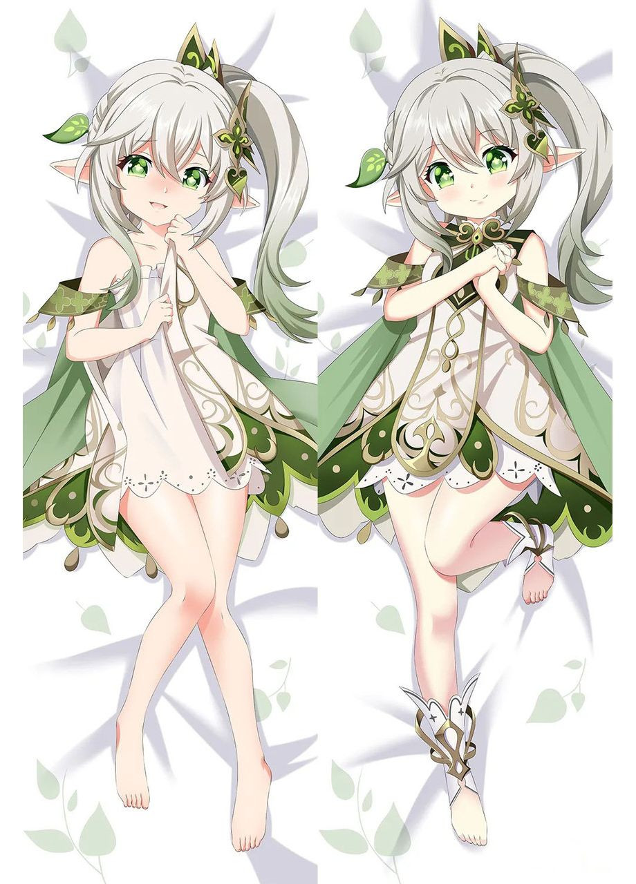 Подушка дакимакура двухсторонняя Lesser Lord Kusanali 2 - Genshin Impact 100см No Brand (327842995)