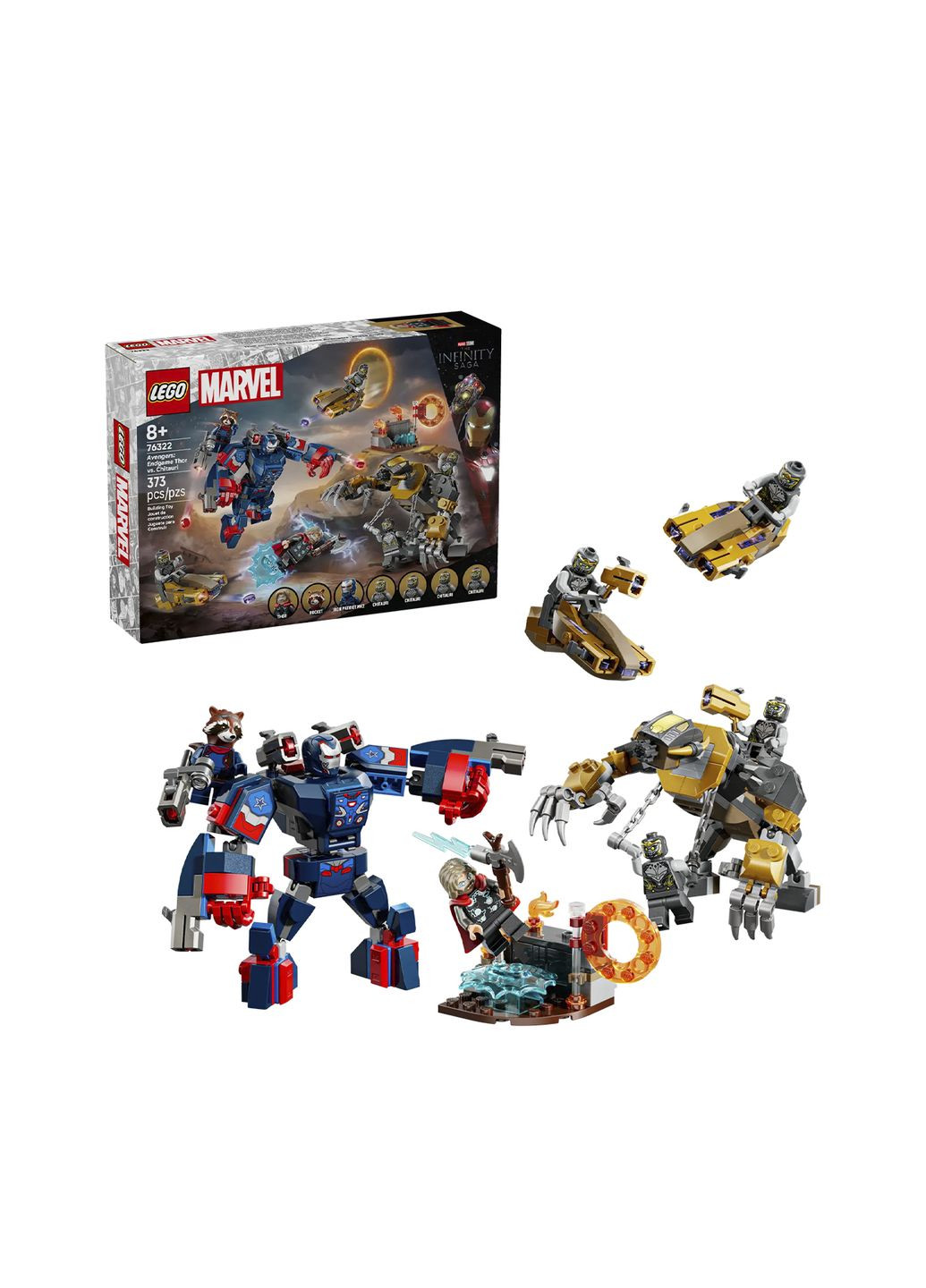 Конструктор Marvel Месники: Завершення Тор проти Чітаурі, 373 деталi колір різнокольоровий CB-00282671 Lego (346753901)
