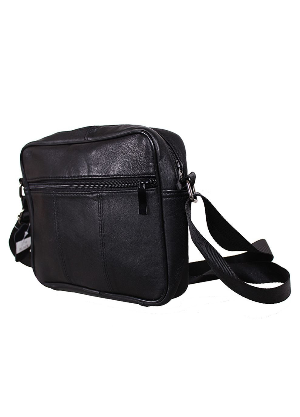 Чоловіча шкіряна сумка SW275 чорна No Brand (370848165)