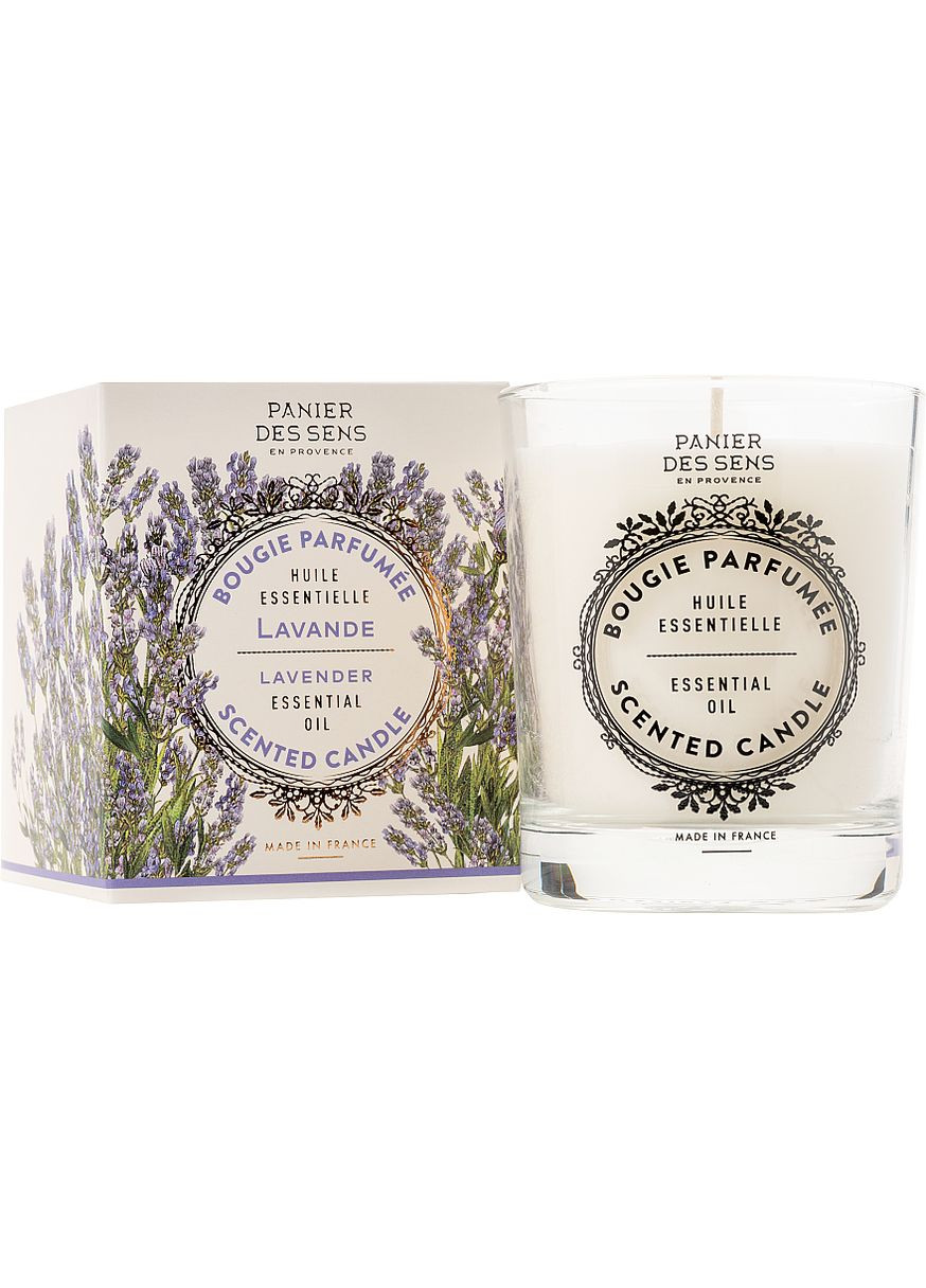 Ароматизированная свеча "Лаванда" Relaxing Lavender Scented Candle 180g (791014-47373) Panier des Sens (368856428)