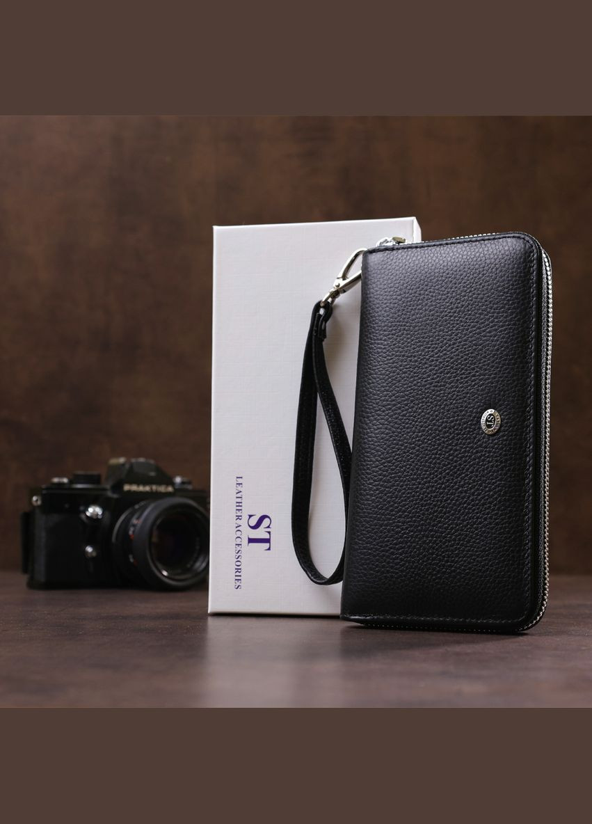 Жіночий гаманець клатч 18852 Чорний st leather (306881693)