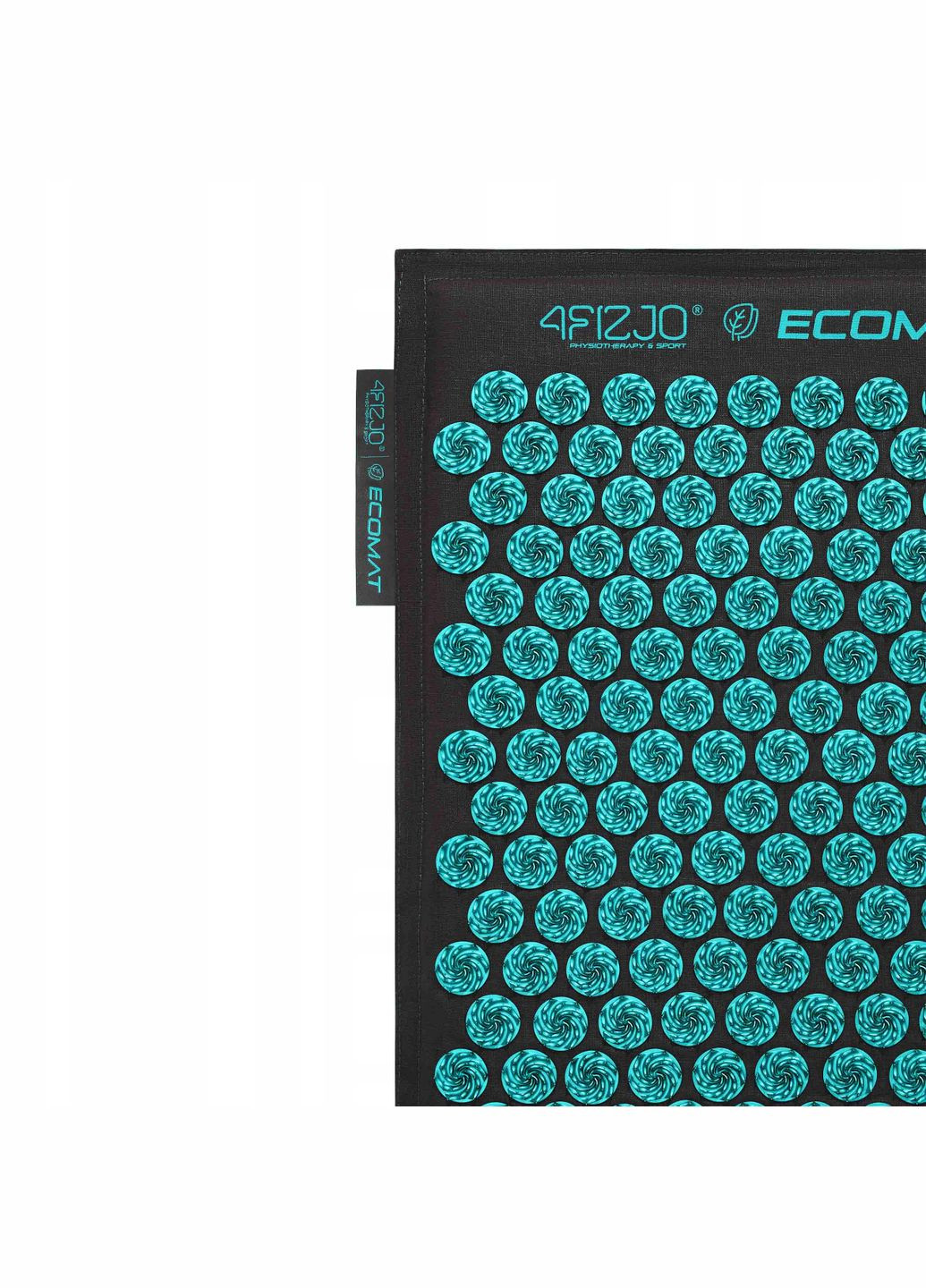 Килимок акупунктурний з подушкою Eco Mat XL Аплікатор Кузнєцова Black/Blue 4FIZJO 4fj0514 (275654000)