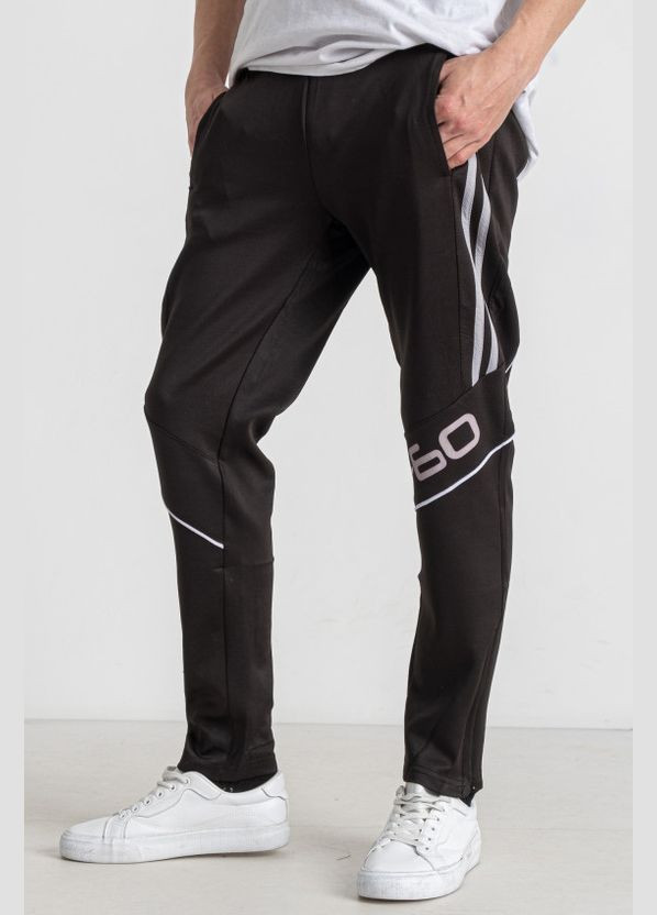 Спортивні штани підліткові для хлопчика чорного кольору Let's Shop (292308919)