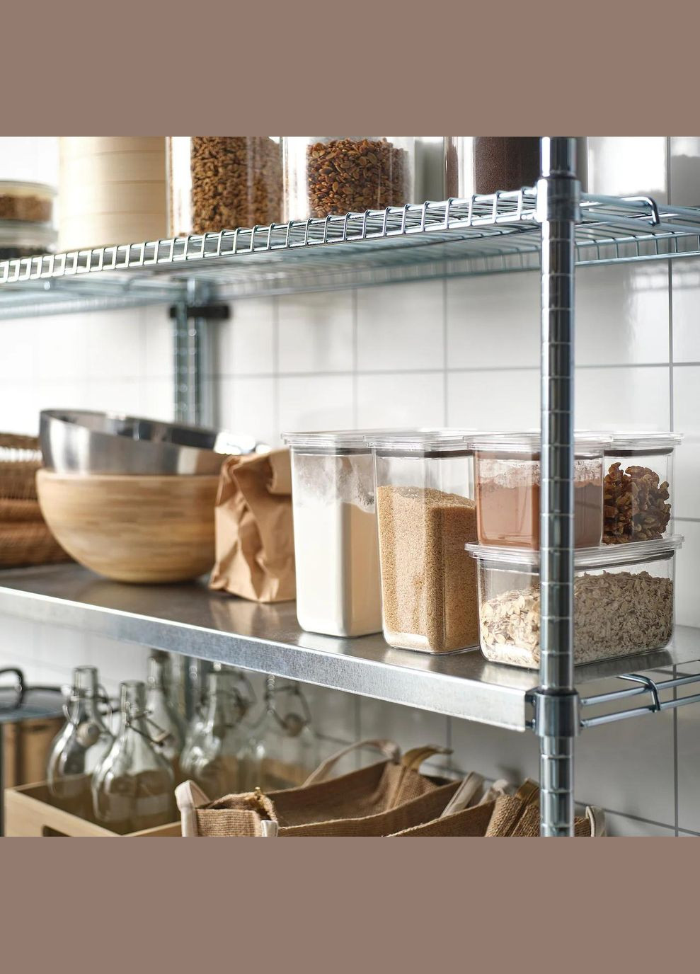 Набір контейнерів для сухого ІКЕА IKEA (336335953)