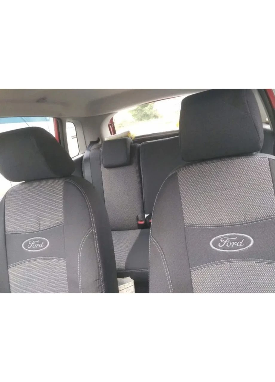 Чохли FORD TRANSIT CUSTOM 1+2 2012-підлокітник; 3 підг; передн/підл; подвійне пасажирське сидіння. Nika (392263061)