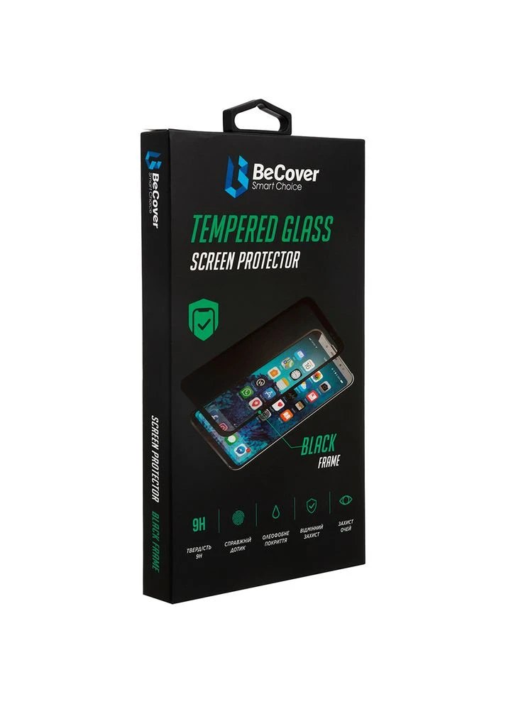 Захисне скло для Apple iPhone 13 Mini Black (706665) BeCover (323111488)