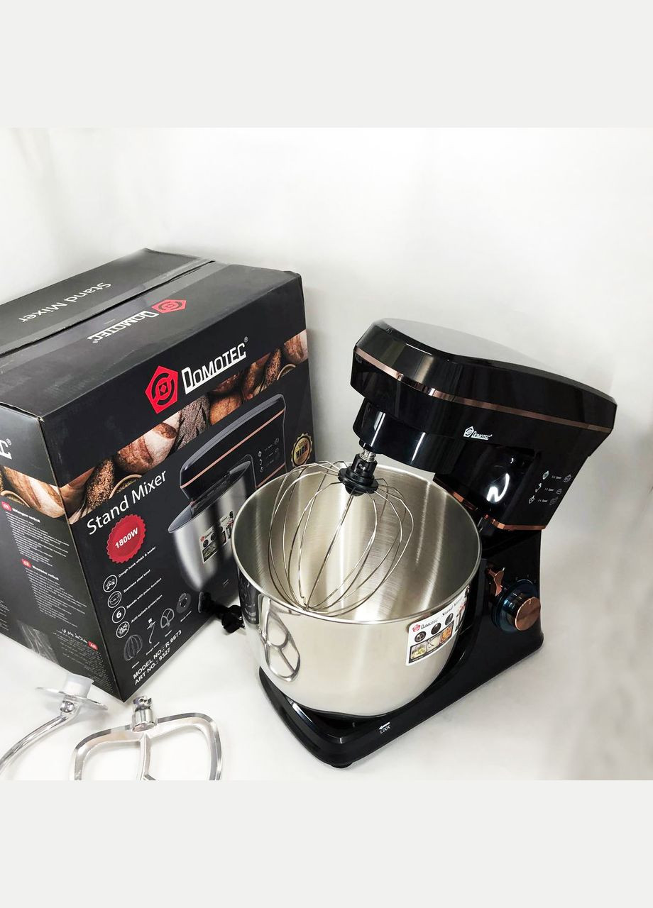 Настольный миксер-тестомес планетарный R 6673 12 л, Планетарный комбайн Стационарный для дома Domotec (364664560)