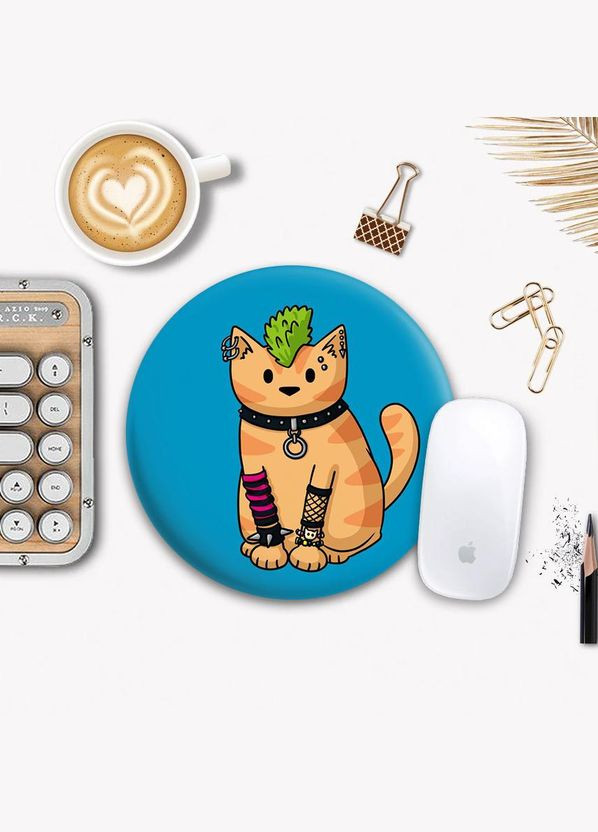 Коврик для мышки Кот панк No Brand (302083101)