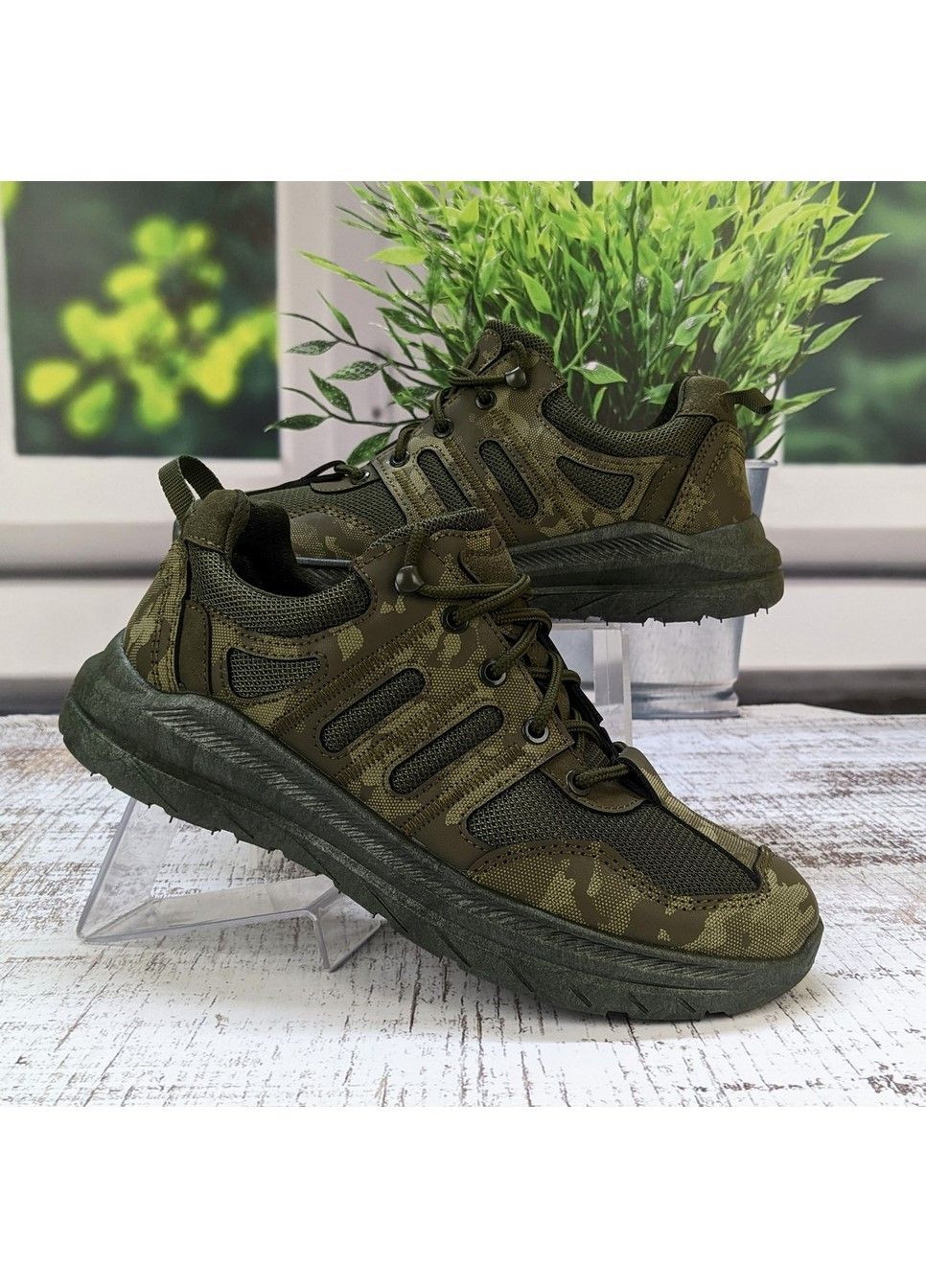 Хакі Осінні кросівки чоловічі Dago Style