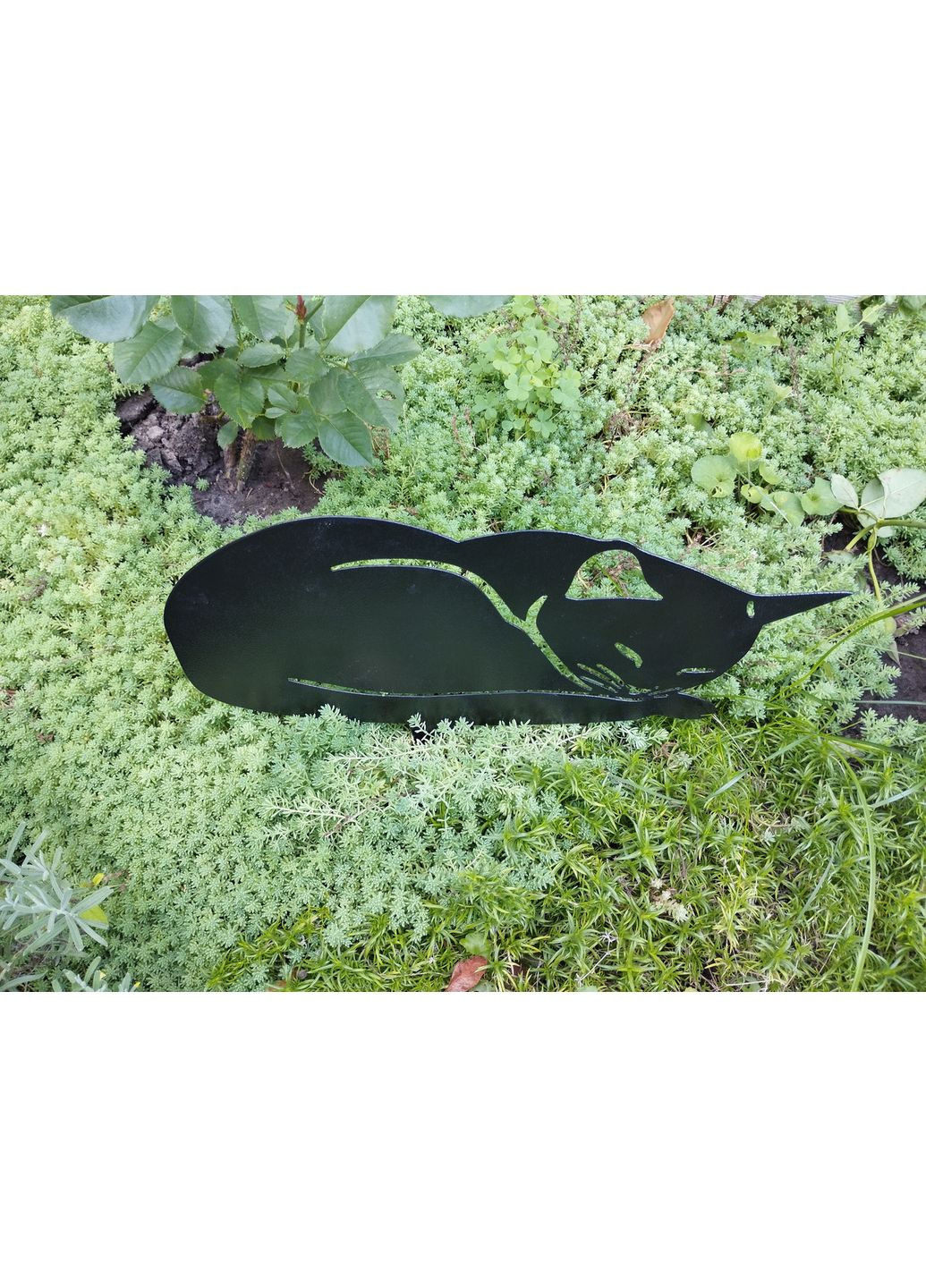 Фигура из металла для клумбы Кот №3 No Brand (368896784)