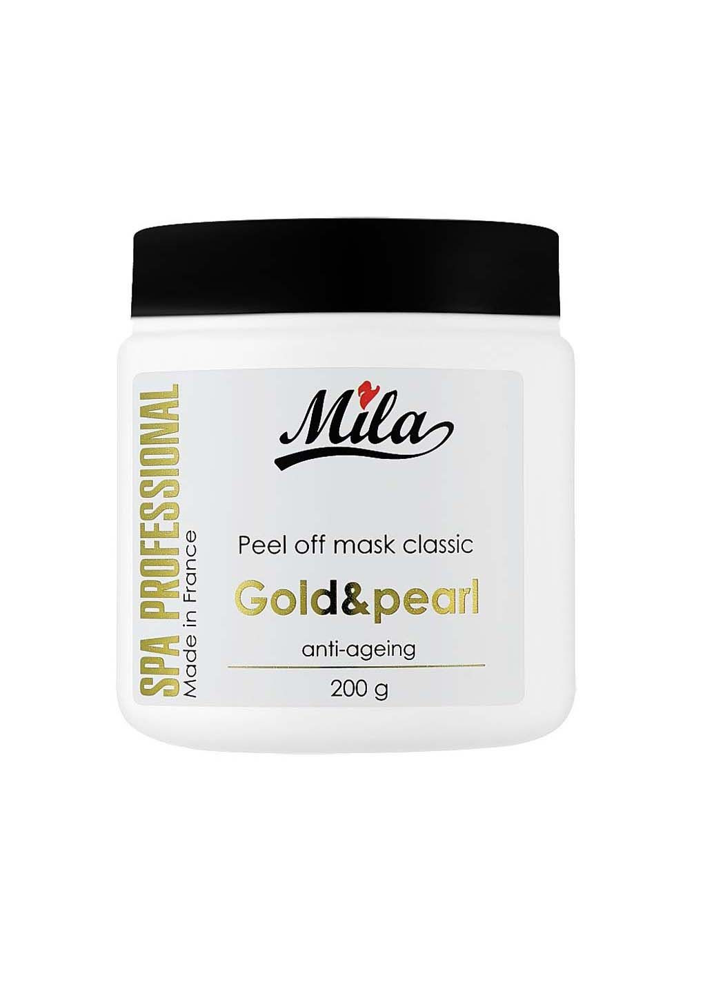 Альгинатная маска с золотом и жемчугом против морщин Peel Off Mask Enjoy Gold Perfect 200 г (3702261214208) Mila (317355879)