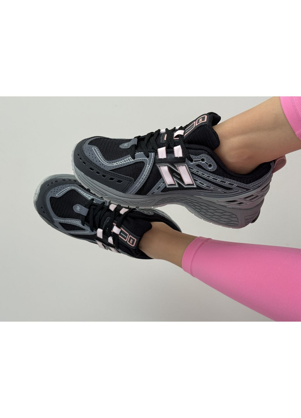 Черные демисезонные кроссовки женские и мужские new balance 1906r black grey reflective | нью баланс 1906 черные No Brand