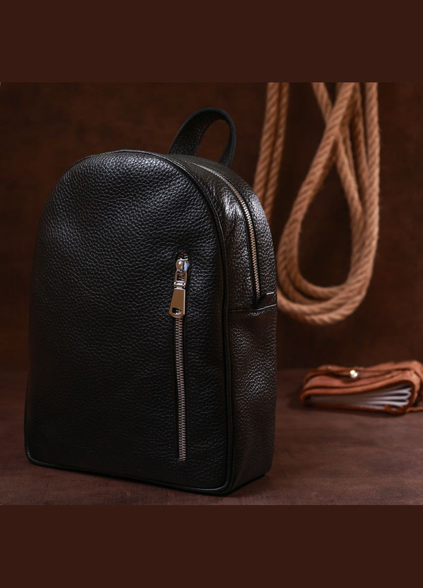 Компактний жіночий рюкзак з натуральної шкіри 16317 Shvigel (331911003)