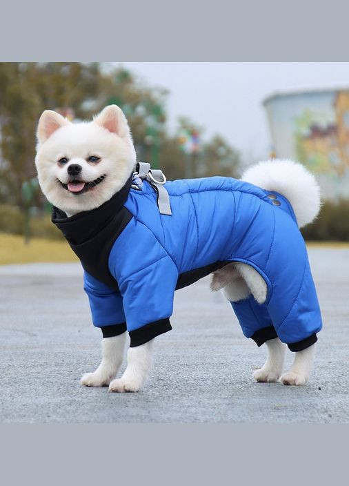 Синтепоновий комбінезон для котів Pet Style "DuoMM" Синій XL No Brand - (323235704)