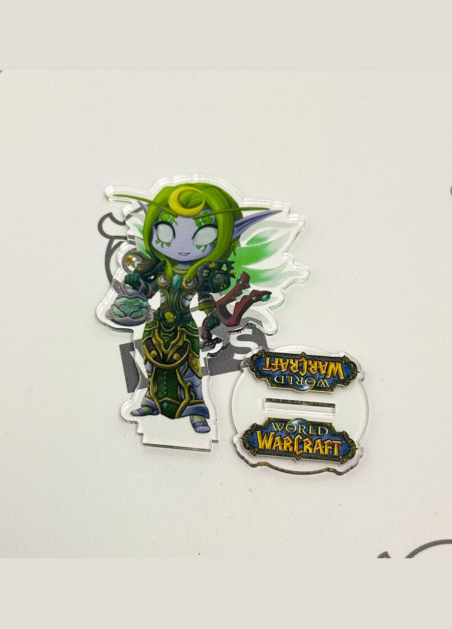 Акрилова колекційна фігурка World of Warcraft Чібі Chibi Нічна Ельфійка Друїд 10 см No Brand (339619177)