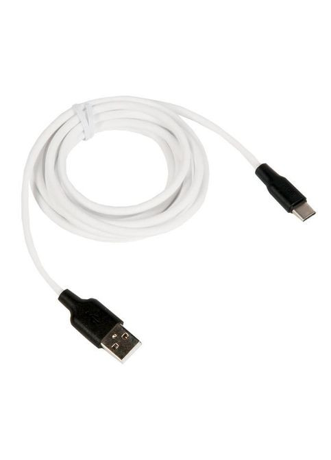 Силиконовый кабель Usb TypeC 2 метра белый 6931474713889 Hoco (279825975)
