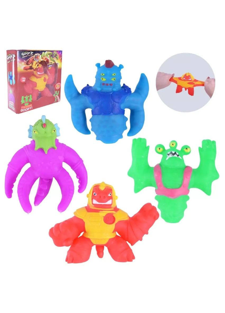 Игрушка антистресс фигурка тягучка K12801 в ассортименте 4 вида No Brand (362438061)