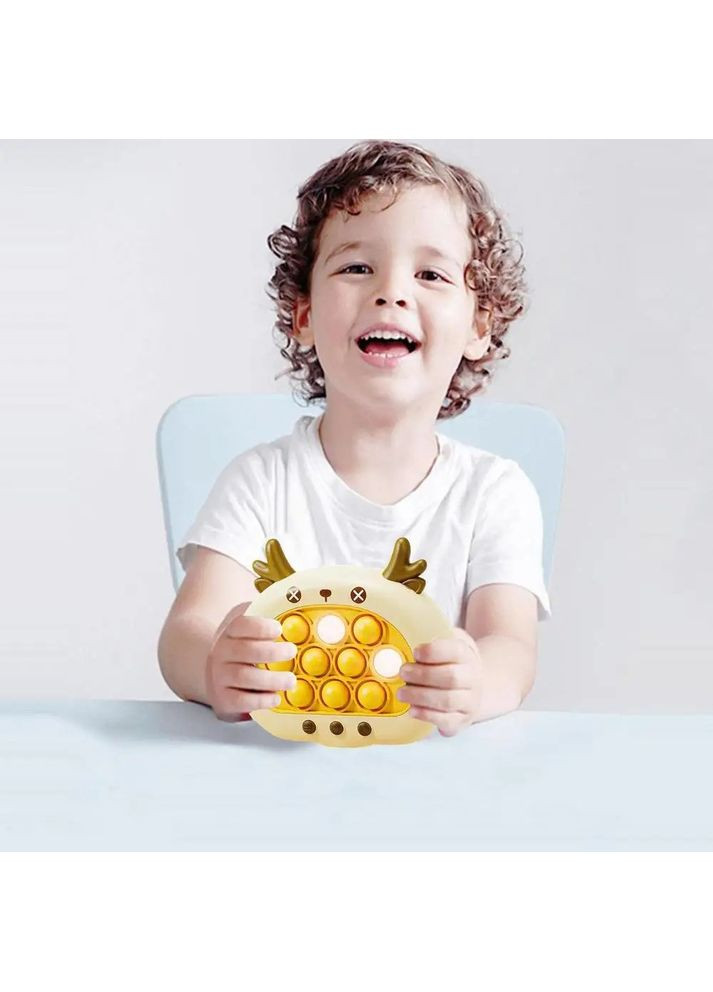 Електронна приставка консоль Quick Push Game приставка гри Pop It Антистрес струм іграшка Deer (Кольор: No Brand (365720912)