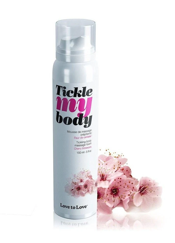 Масажна піна TICKLE MY BODY (150 мл) зволожувальна, Cherry Blossom Love To Love (371390828)
