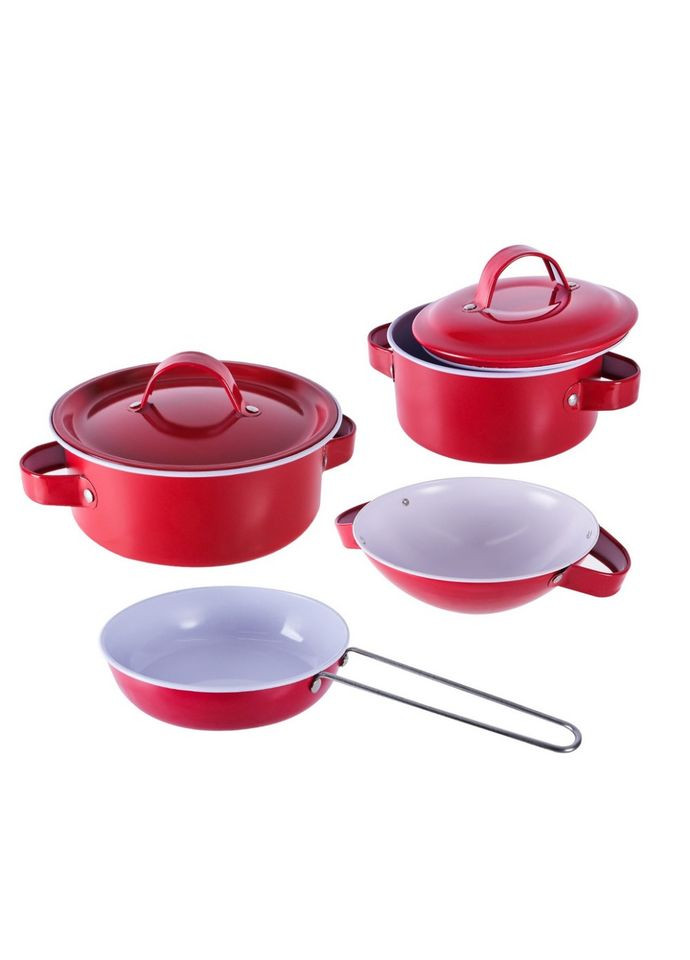 Детский набор посуды Kitchenware кастрюля и сковородка для игр и творчества игровой набор Bambi (368756179)