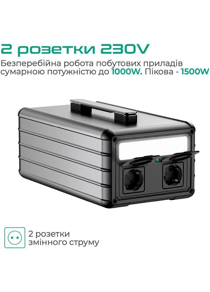 Зарядна станція SuperBase 1016Wh (ZDSB1000M-gy-eu) Zendure (307503184)