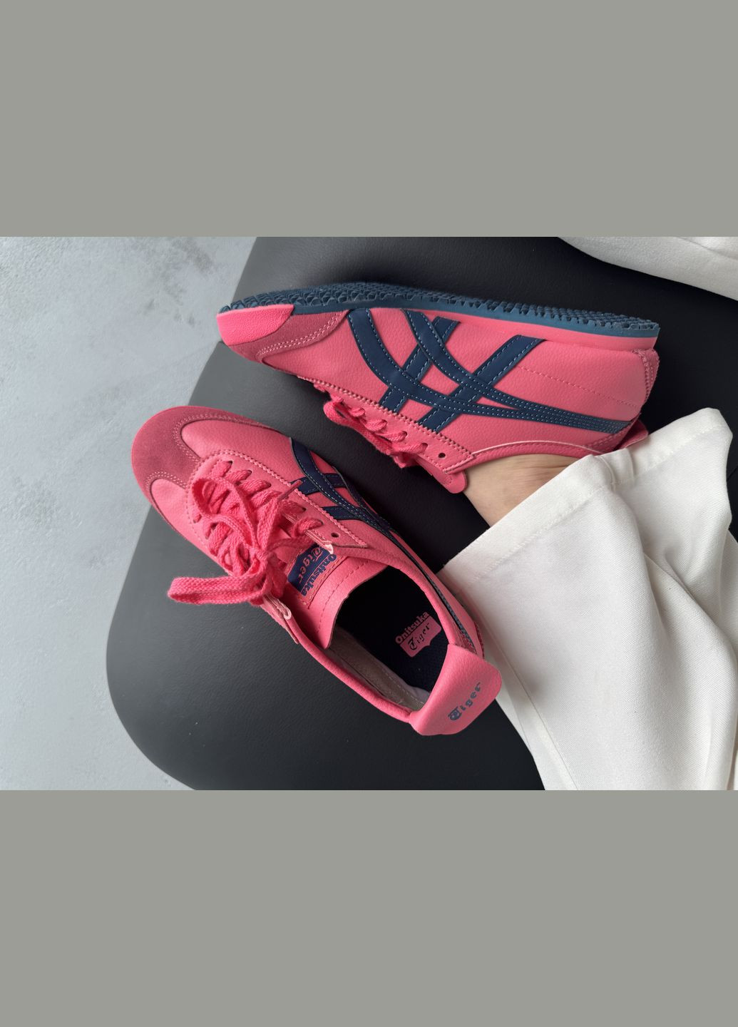 Кроссовки женские Asics Onitsuka Tiger Mexico Pink Blue | Асикс Онитсука Тайгер розовые No Brand розовые демисезоны (342717944)