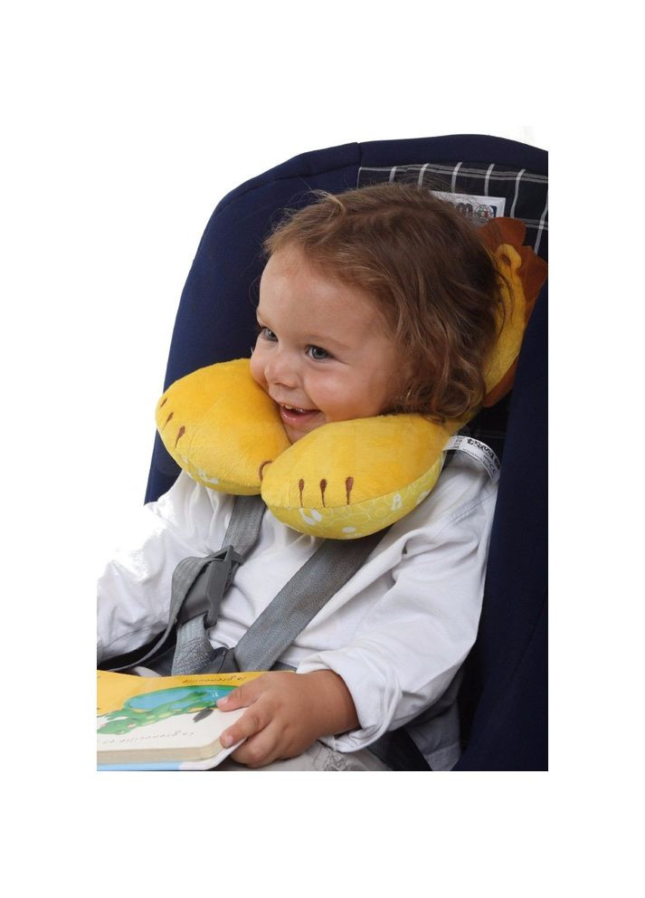 Дорожная подушка YT2199 Желтая (возраст 1-4 лет) No Brand (368566047)