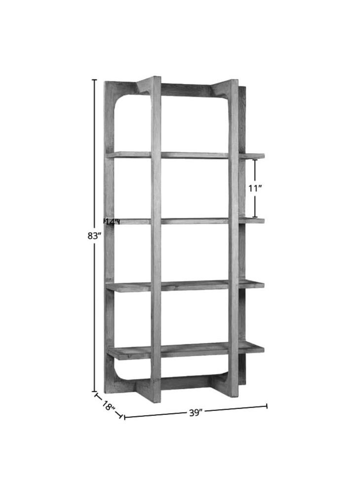 Стелаж кухонний з дерева Брадгейт бланже (СТА-022901) No Brand (327869081)
