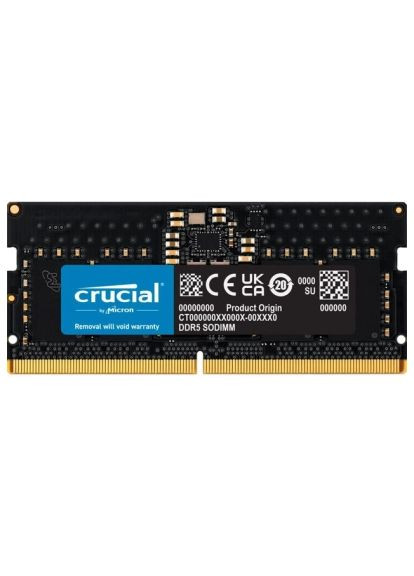 Модуль для ноутбука (CT8G48C40S5T) Micron SoDIMM DDR5 8GB 4800 MHz (366696168)