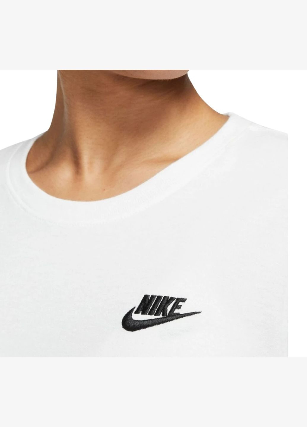 Біла демісезон футболка w nsw tee club Nike