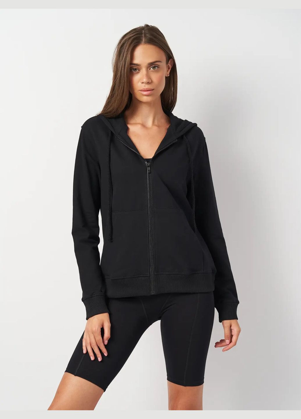 Худі на блискавці жіноче легке Роза (325403799)