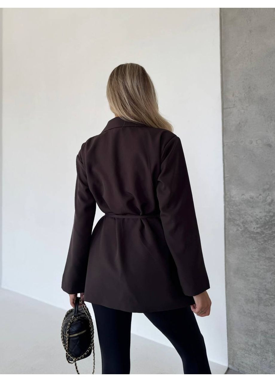 Піджак жакет костюмна тканина,з пончиками,підкладом Україна (353309194)