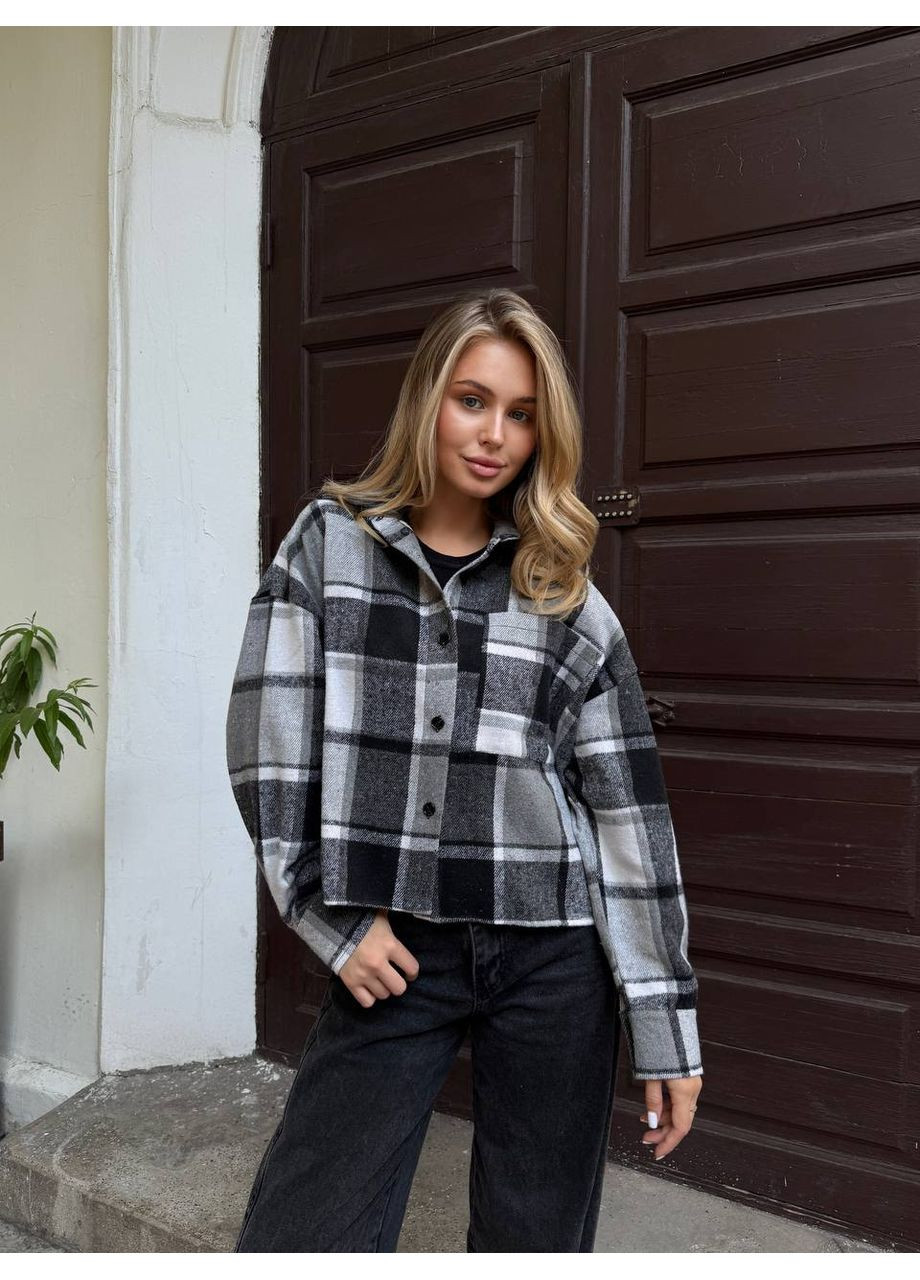 Жіноча сорочка в клітинку Україна (356677216)