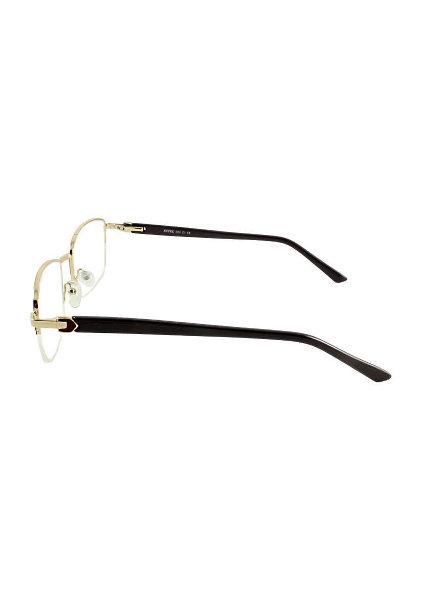 Жіночі окуляри Estel з металевою напівободковою оправою плюсові та мінусові діоптрії CA 003 (363116544)