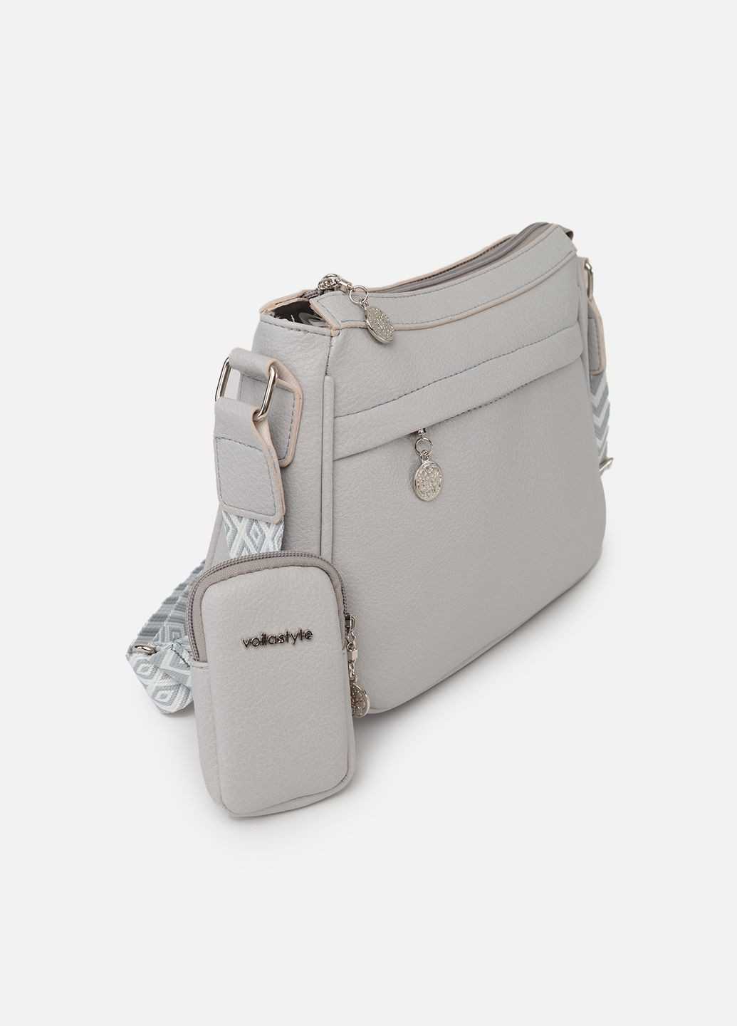 Жіноча сумка колір сірий ЦБ-00244357 Wallaby (282743741)