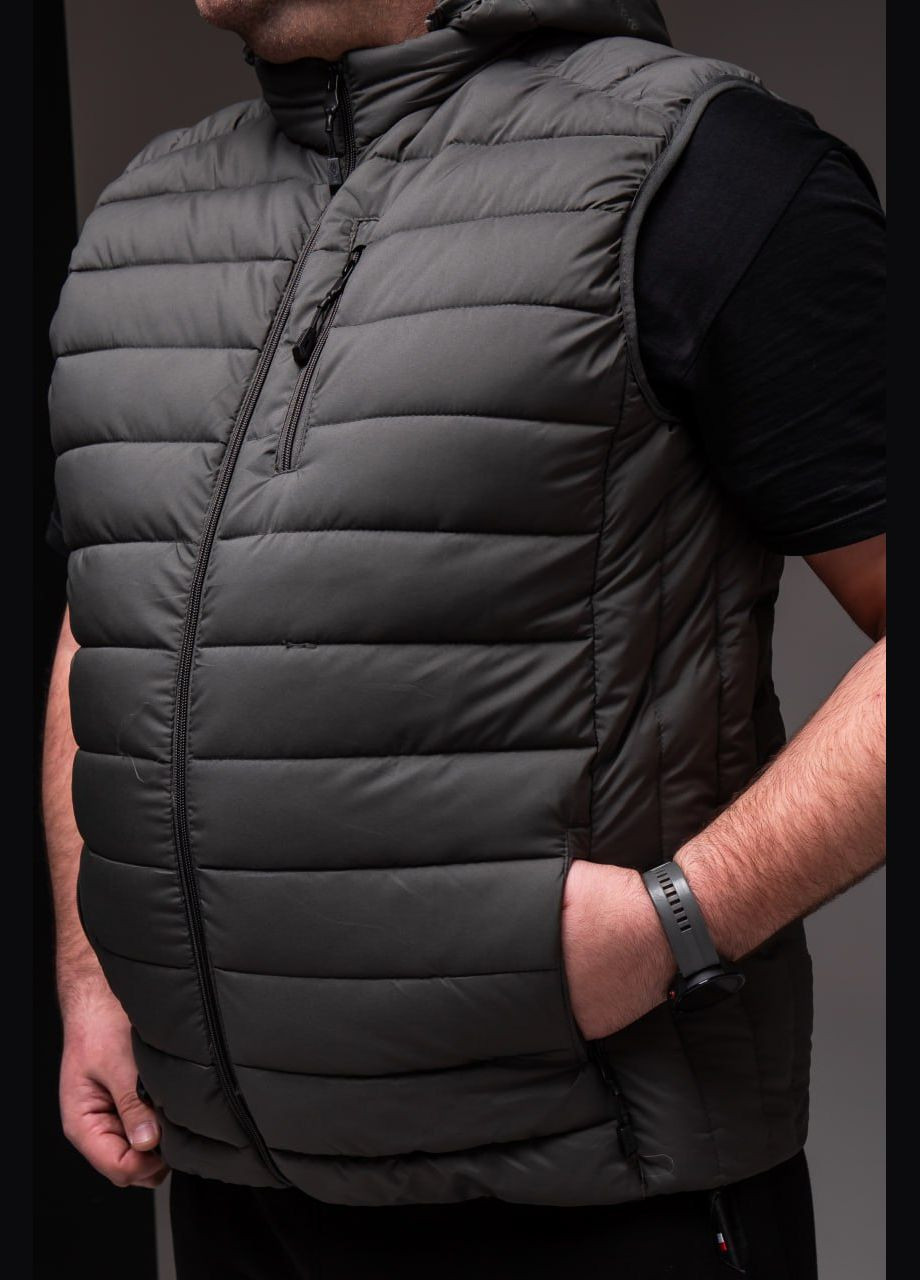 Жилет Теплий Великі Розміри поліестер 100% No Brand (323197271)