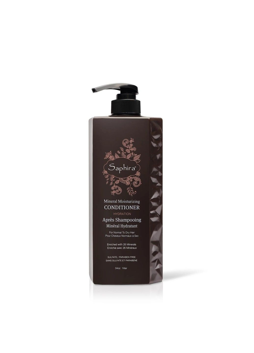 Кондиціонер для зволоження волосся Hydration Mineral Moisturizing Conditioner 1000 мл Saphira (317859317)