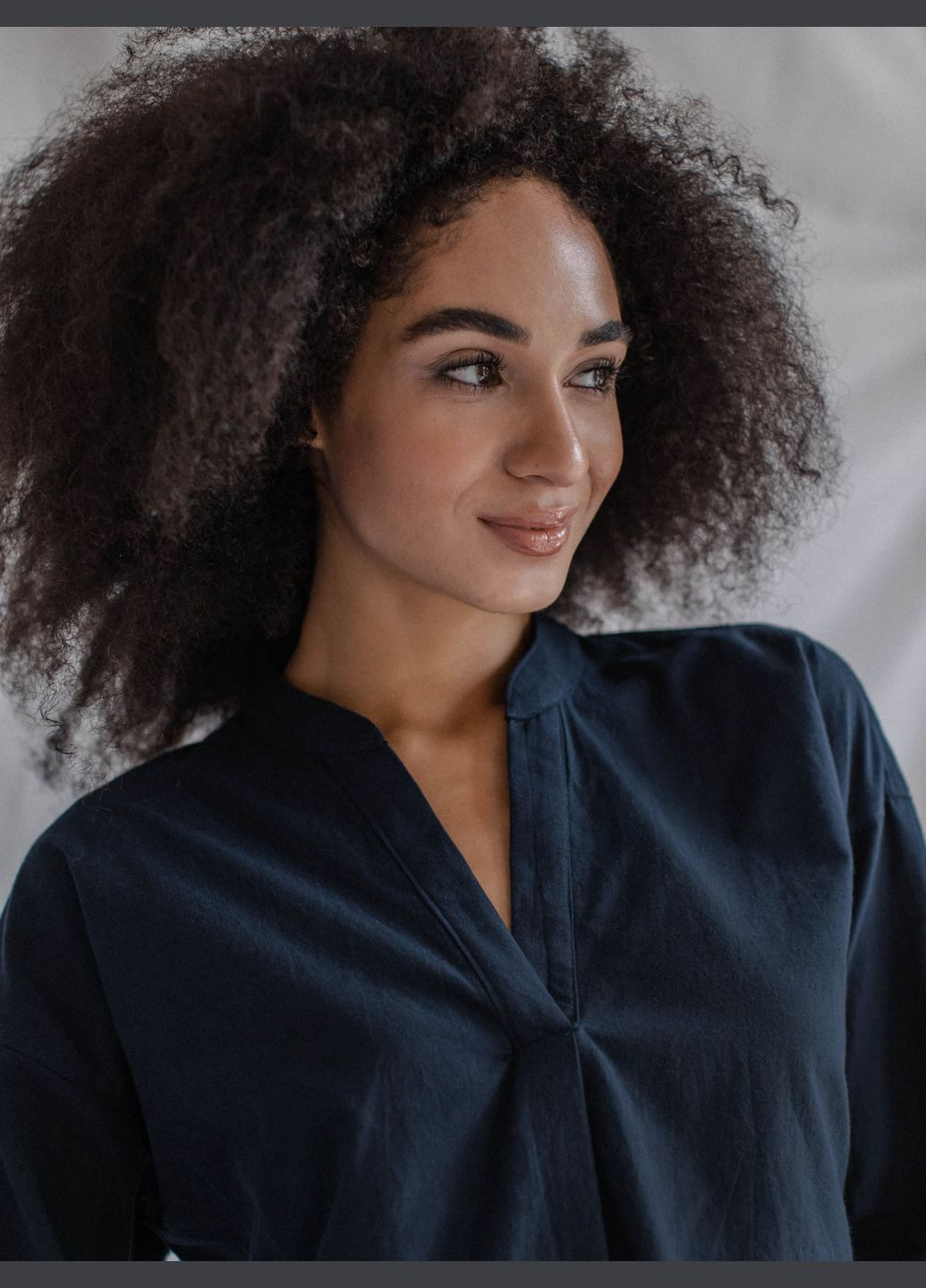 Синя піжама жіноча з вареної бавовни navy l Leglo