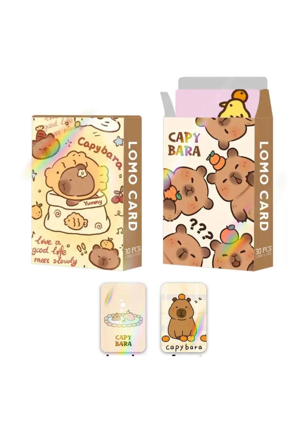 Набор коллекционных ломо карты Капибара 30 шт. No Brand (361679355)