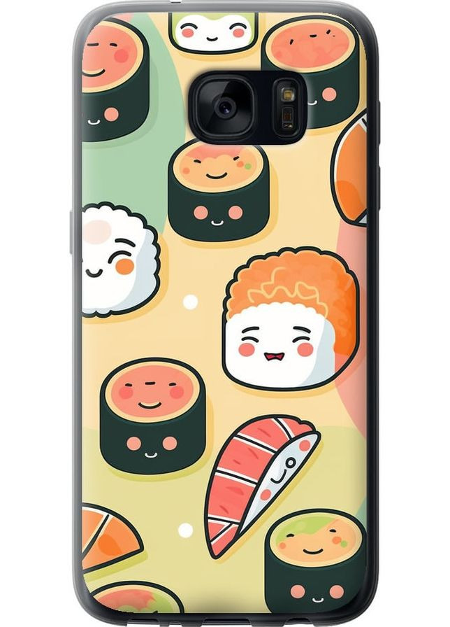 Силіконовий чохол 'Суші патерн' для Endorphone Samsung Galaxy S7 G930F (278238940)