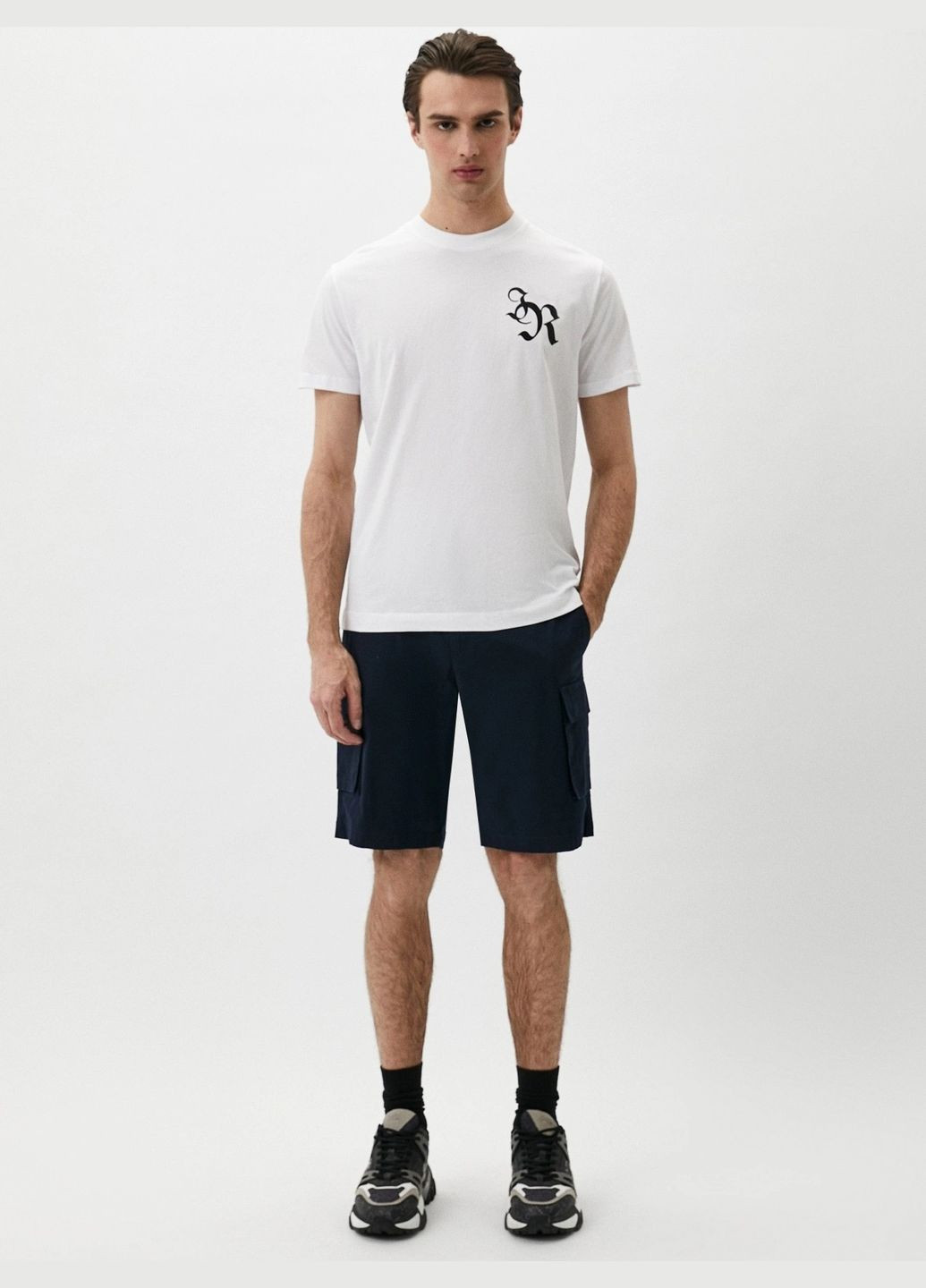 Белая футболка John Richmond