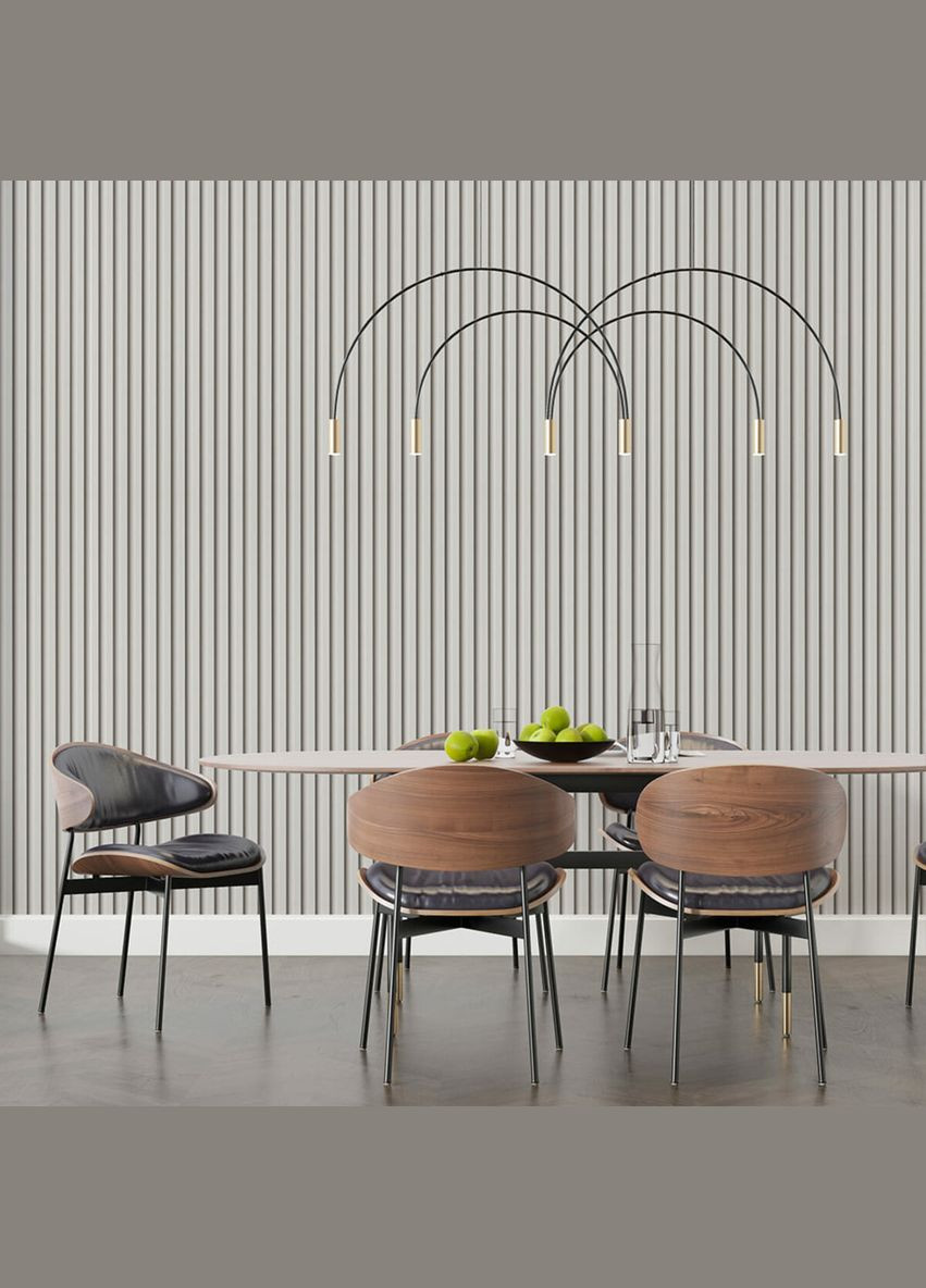 Декоративна стінова рейка 3000*160*23мм (D) SW-00001860 Sticker Wall (316187136)